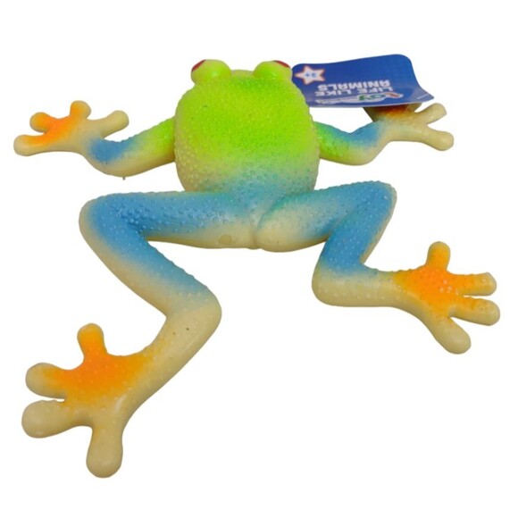 Frog Toad Life-Like Realistic Squishy Stretchable Figure Squeeze Toy Squeezable - Picture 9 of 16